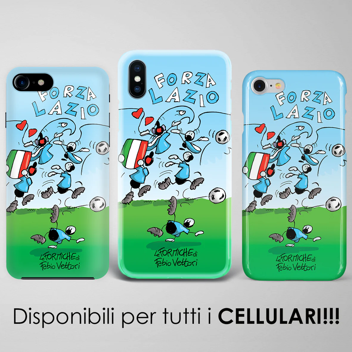 Cover artistica per Smartphone soggetto "Forza Lazio" - immagine 3
