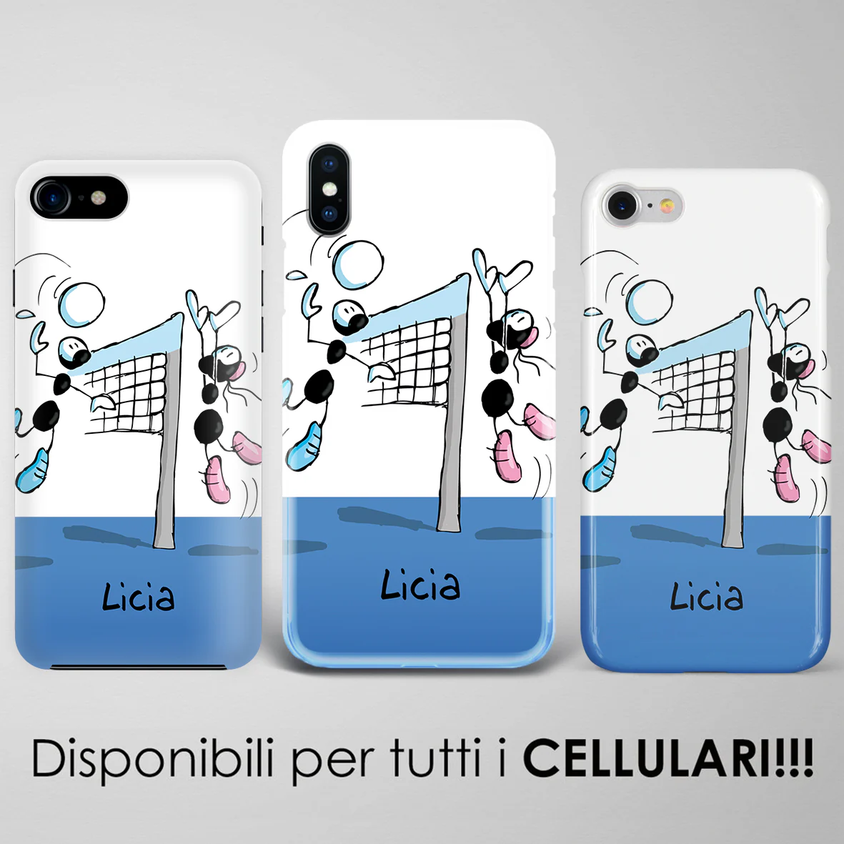 Cover artistica per Smartphone Personalizzata Pallavolo - immagine 4