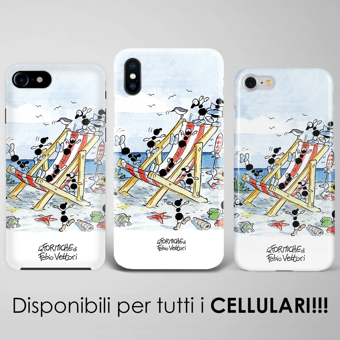 Cover artistica per Smartphone soggetto "Sdraio" - immagine 3