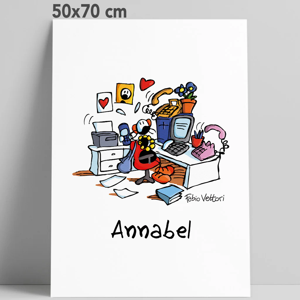 Stampa su poster personalizzata soggetto "Impiegata/o" - immagine 7