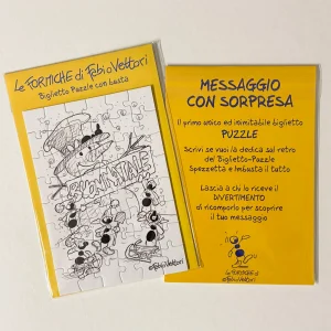 Biglietto Puzzle Natale AF08