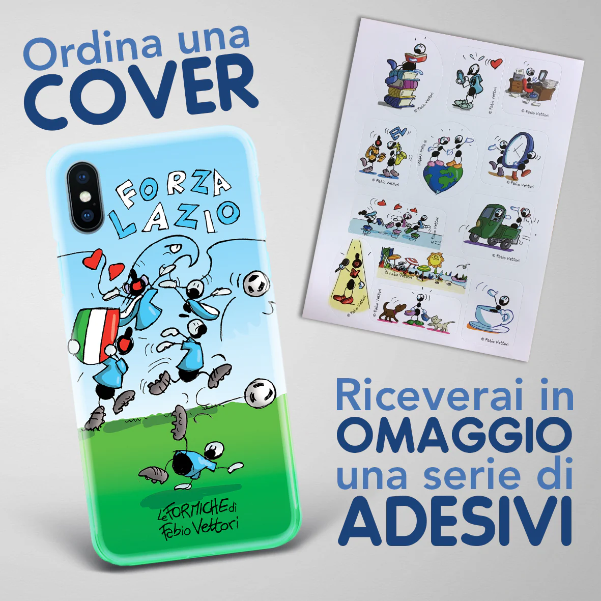 Cover artistica per Smartphone soggetto "Forza Lazio" - immagine 4