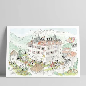 Poster "Castel Thun" 35x50cm