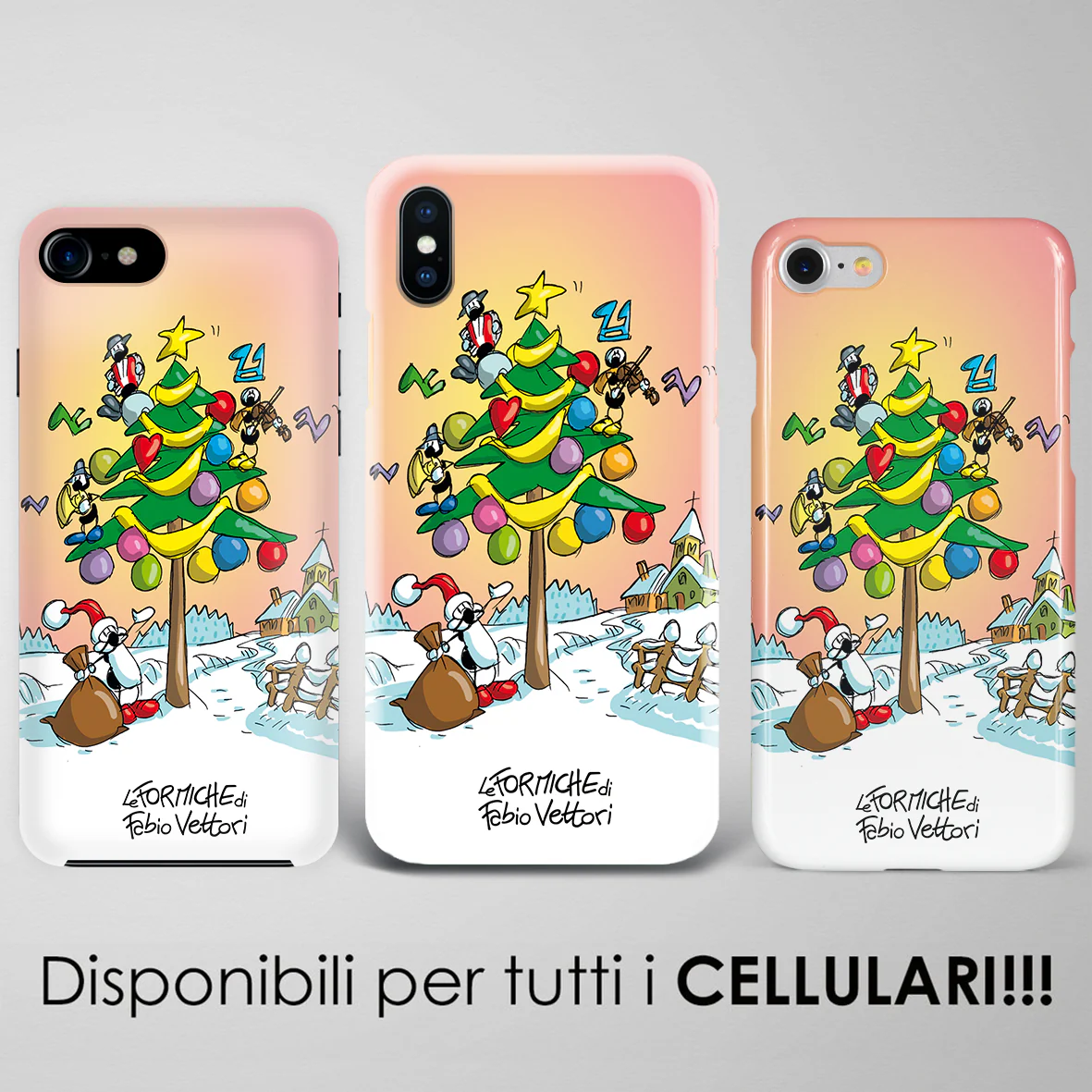 Cover artistica per Smartphone soggetto "Albero di Natale" - immagine 3