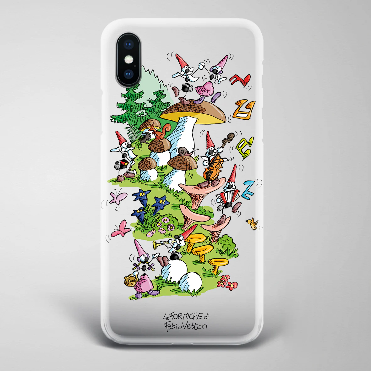 Cover artistica per Smartphone soggetto "Gnomi" - immagine 3