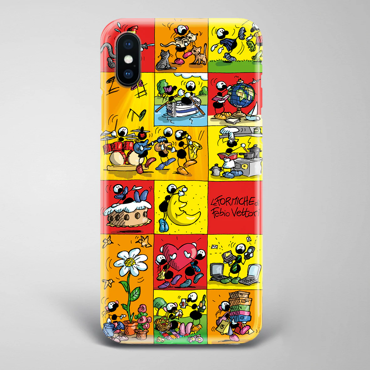 Cover artistica per Smartphone soggetto "Divertimento arancio" - immagine 2