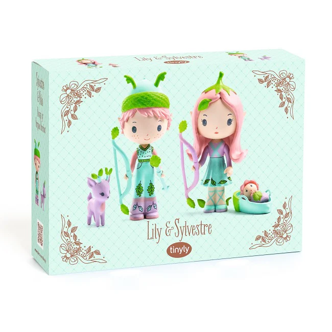 Tinyly Djeco Bamboline - Lily & Sylvestre - immagine 2