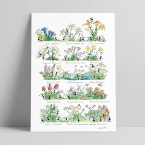 Poster "Fiori" 35x50cm