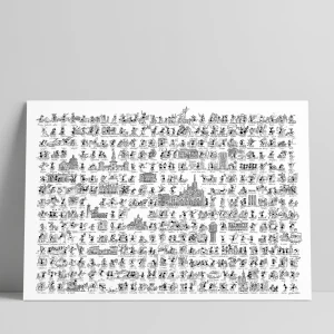 Poster "Formiche Milanesi" 50x70cm