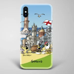 Cover artistica per Smartphone Personalizzata soggetto "Genova"