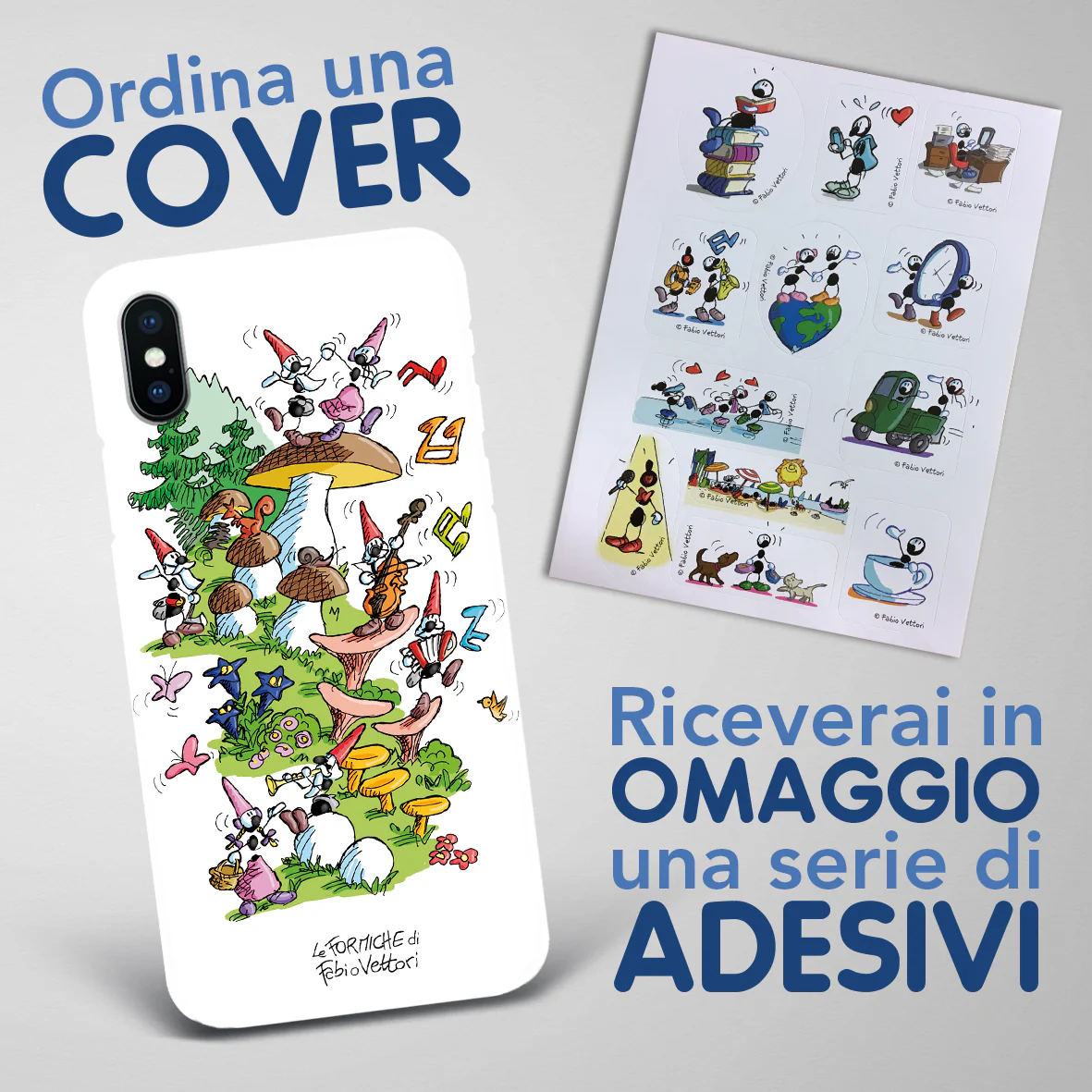 Cover artistica per Smartphone soggetto "Gnomi" - immagine 5