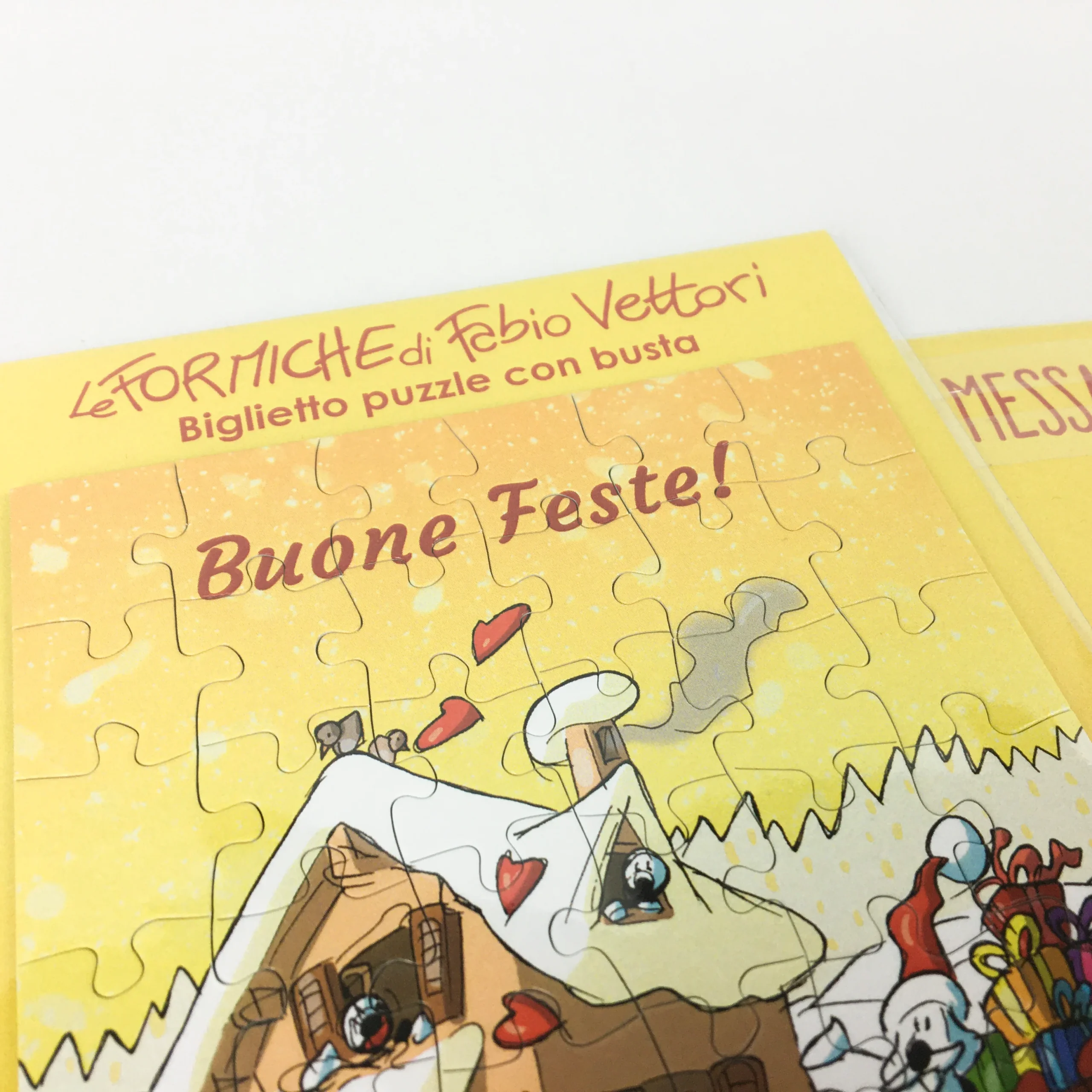 Biglietto Puzzle Babbo Natale NT29 - immagine 4