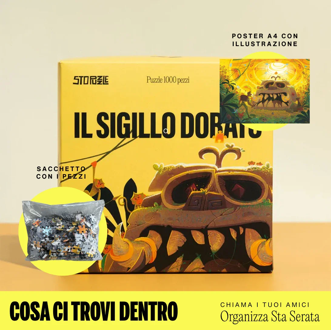 Il Sigillo Dorato - Puzzle 1000 pezzi | Smile Agency - immagine 4