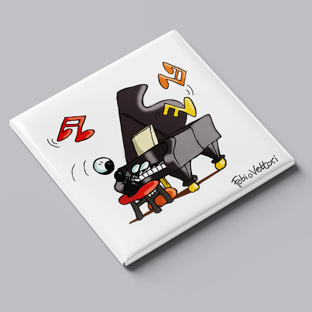 Magnete "Pianista" - immagine 2