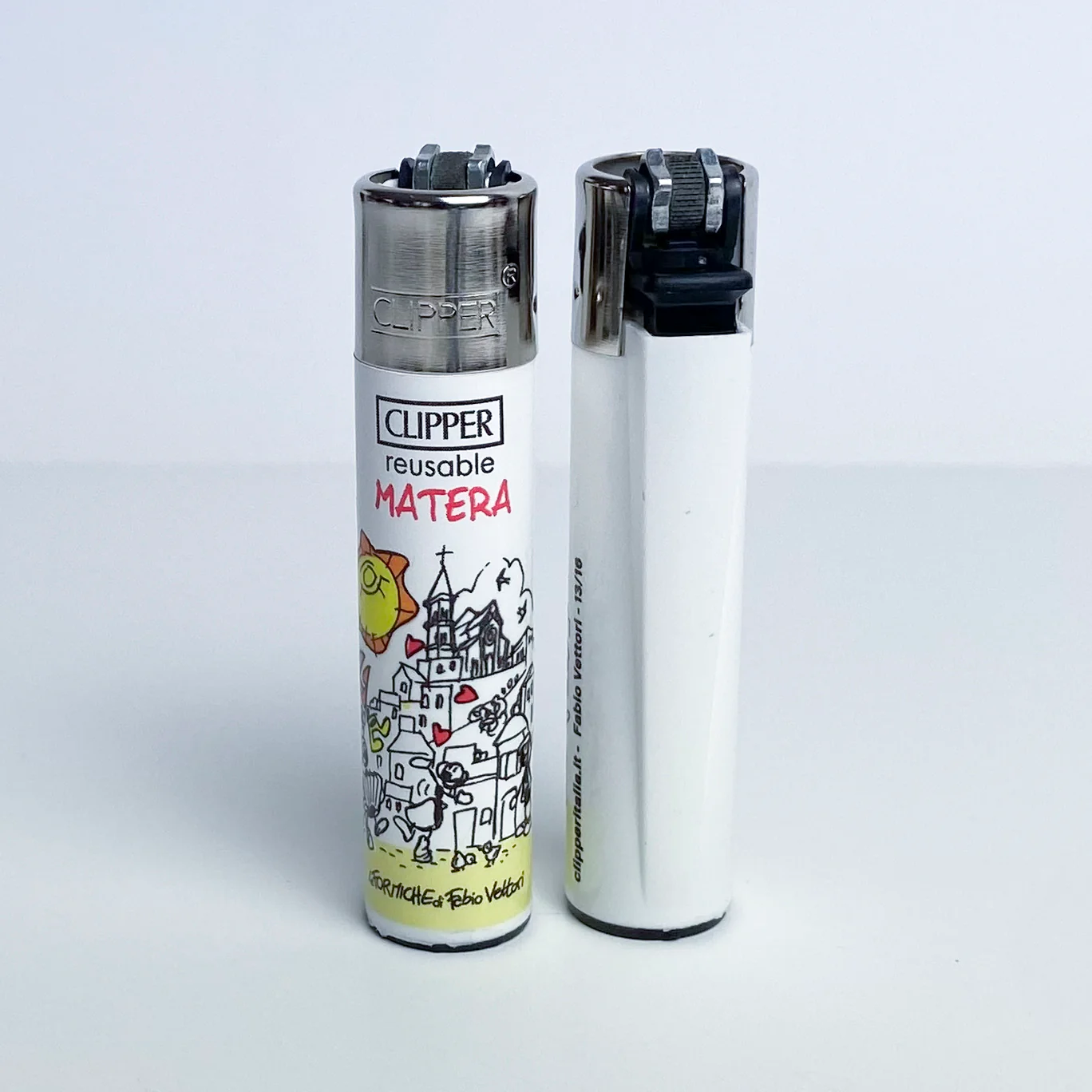 Accendino CLIPPER serie limitata città d'Italia by Fabio Vettori Soggetto "Matera" - immagine 3