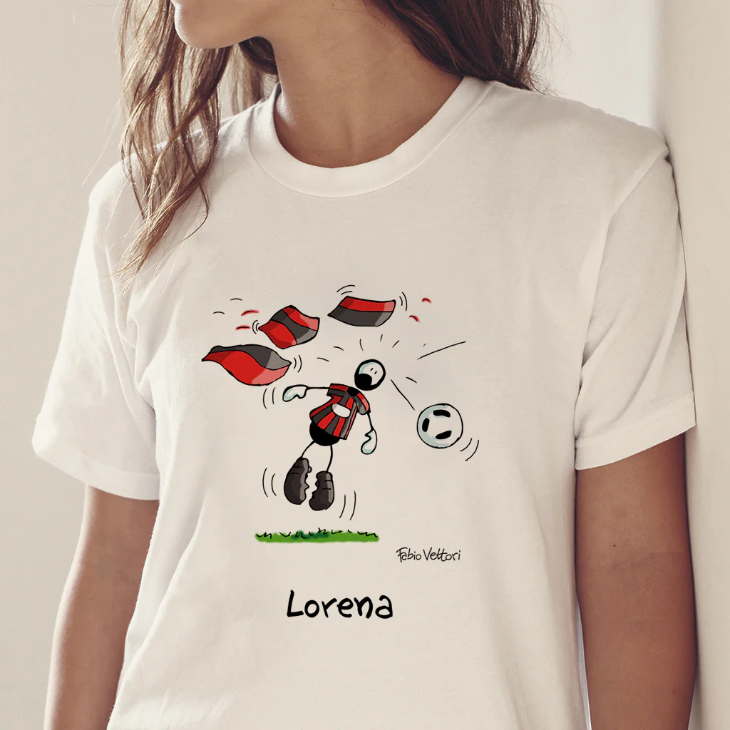 T-Shirt Personalizzata "Rossonero" - immagine 3