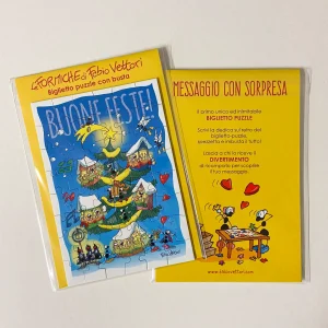 Biglietto Puzzle Casette sull'albero NT43