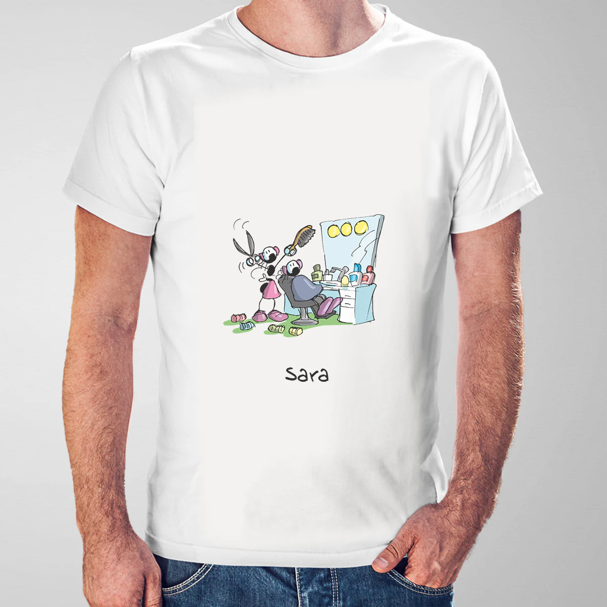 T-Shirt Personalizzata "Parrucchiera" - immagine 3