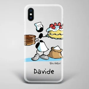Cover artistica per Smartphone Personalizzata Pasticcere