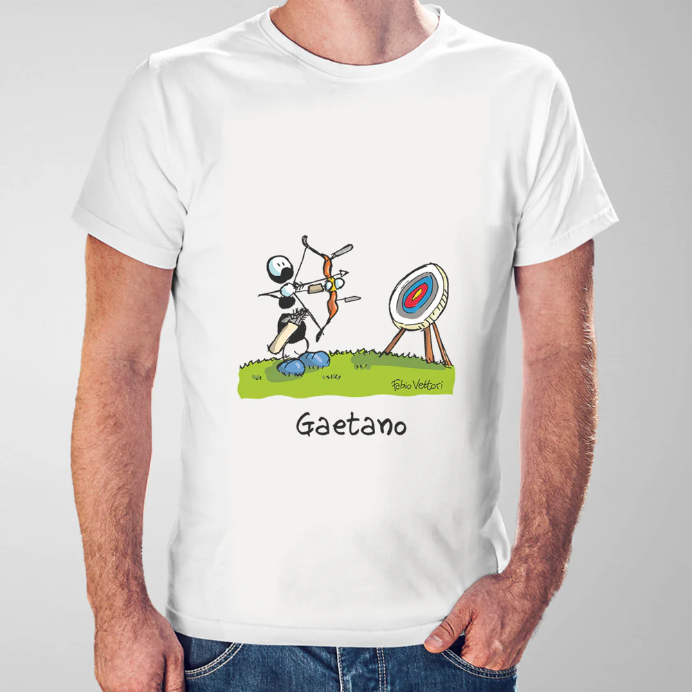 T-Shirt Personalizzata "Tiro con l'arco" - immagine 3