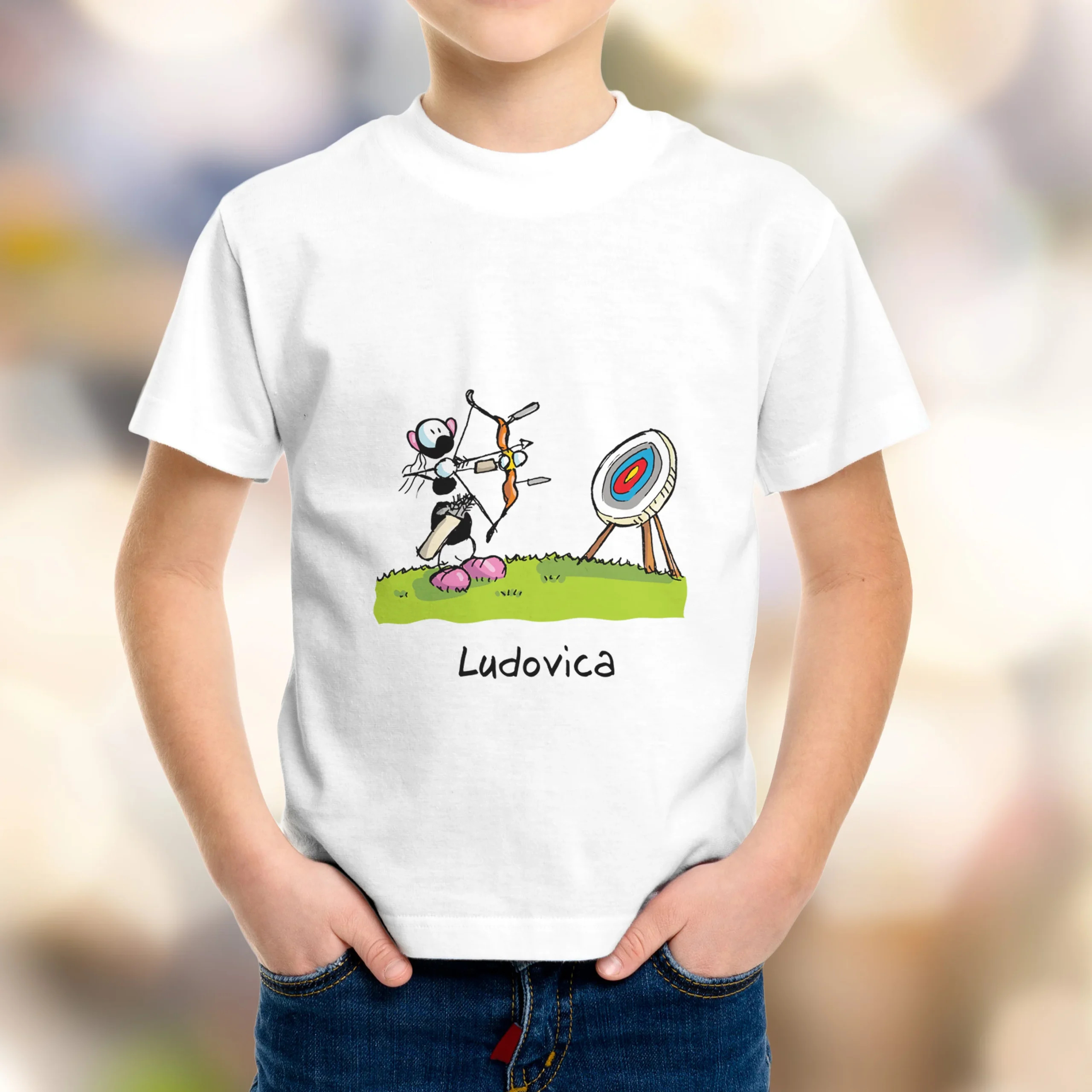 T-Shirt Personalizzata "Tiro con l'arco" - immagine 4