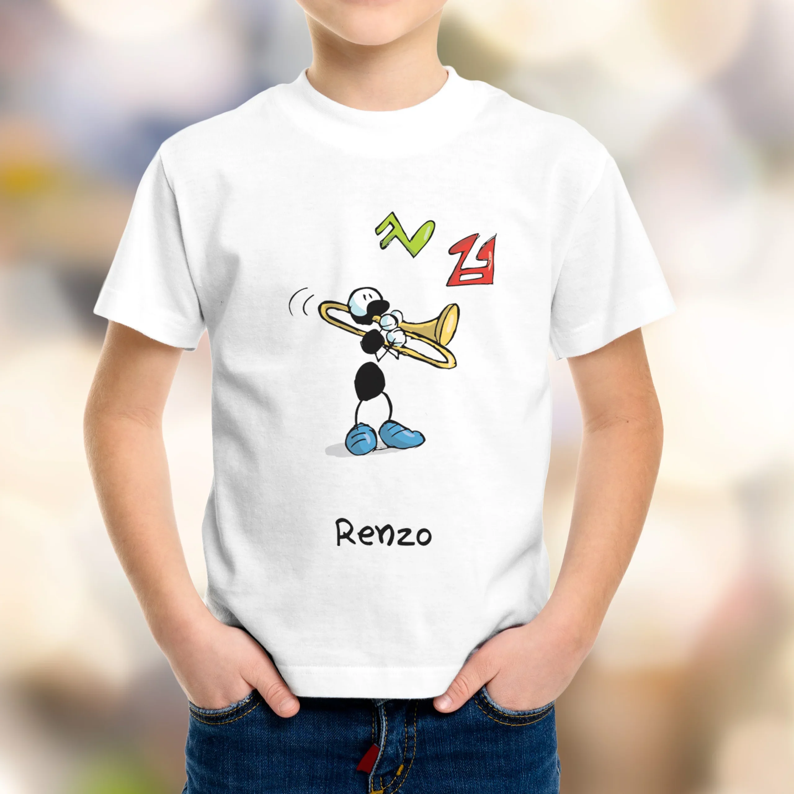T-Shirt Personalizzata "Trombone" - immagine 4