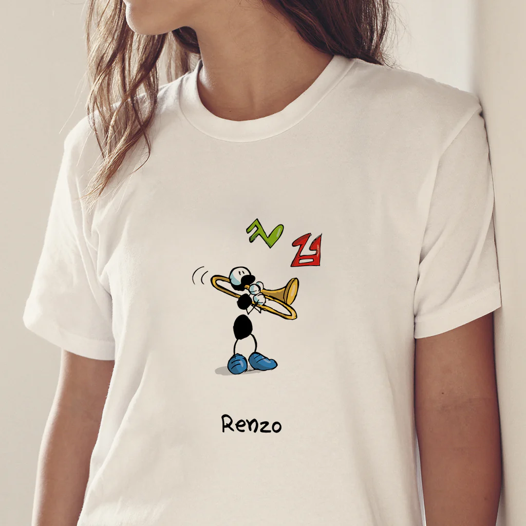 T-Shirt Personalizzata "Trombone" - immagine 3