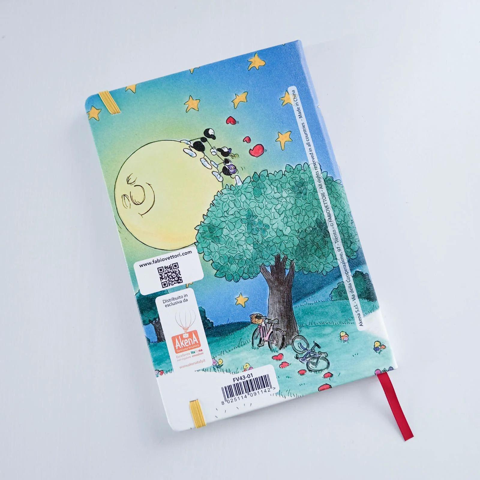 Taccuino Artistico – Sketchbook Formato A5 Soggetto "Albero dei Cuori" (FV43-01) - immagine 3
