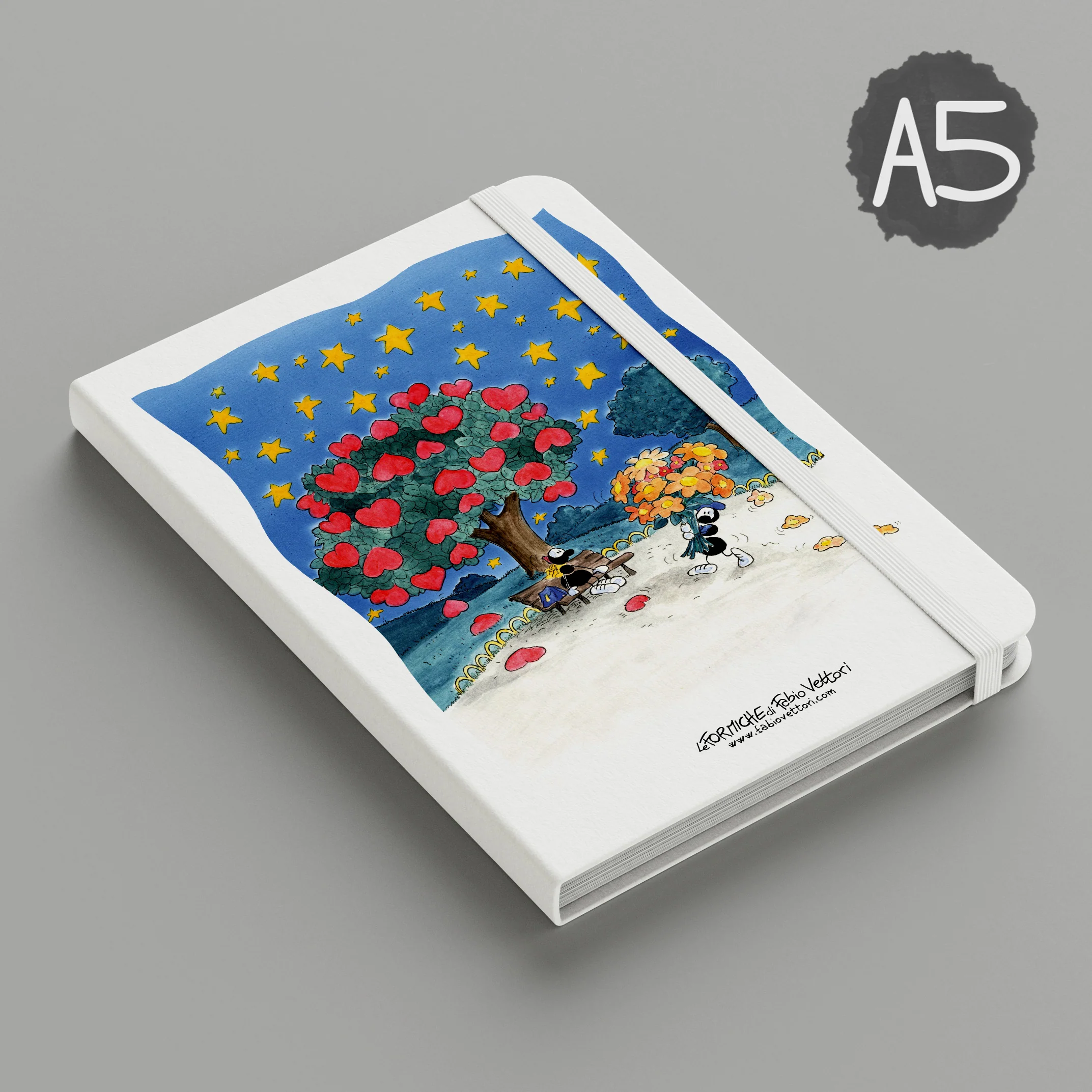 Notebook soggetto "Albero innamorati" - immagine 3