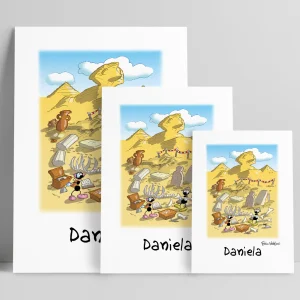 Stampa su poster personalizzata soggetto "Archeologi"