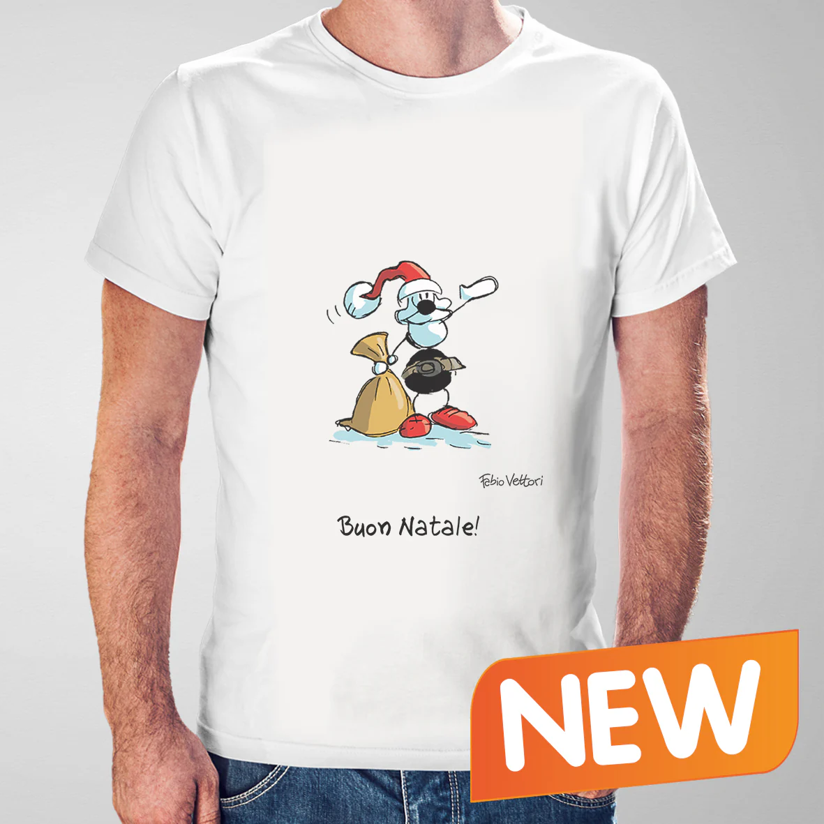 T-Shirt Personalizzata "Buon natale" - immagine 2