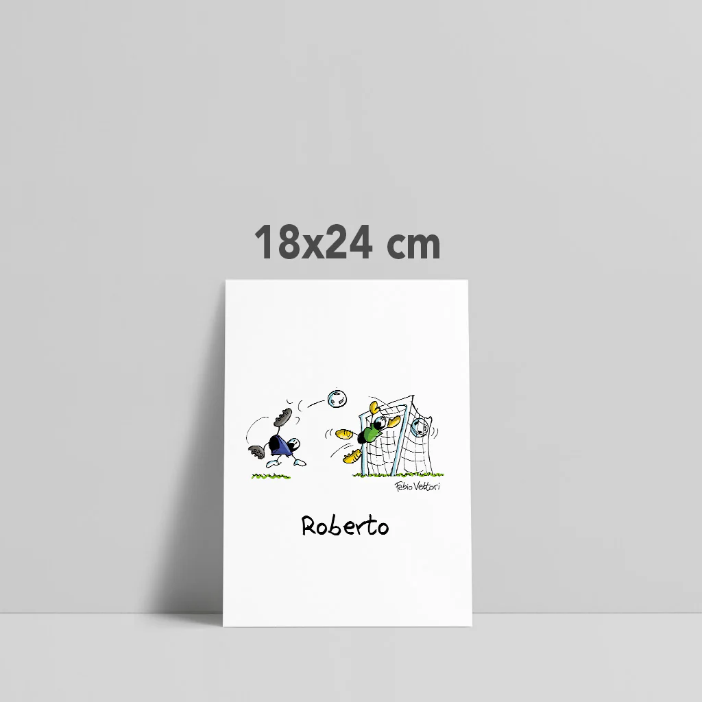 Stampa su poster personalizzata soggetto "Calcio" - immagine 4