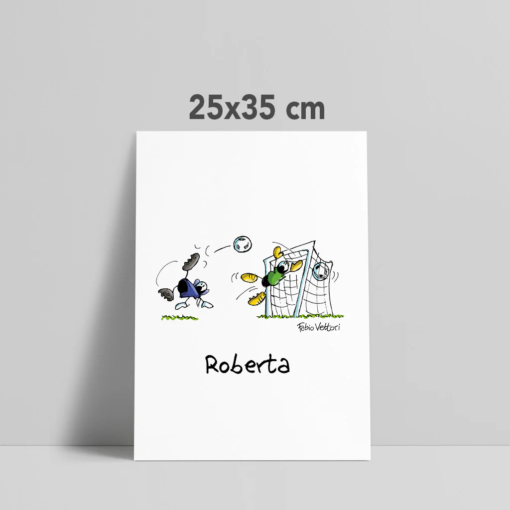 Stampa su poster personalizzata soggetto "Calcio" - immagine 9