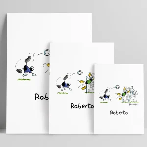 Stampa su poster personalizzata soggetto "Calcio"