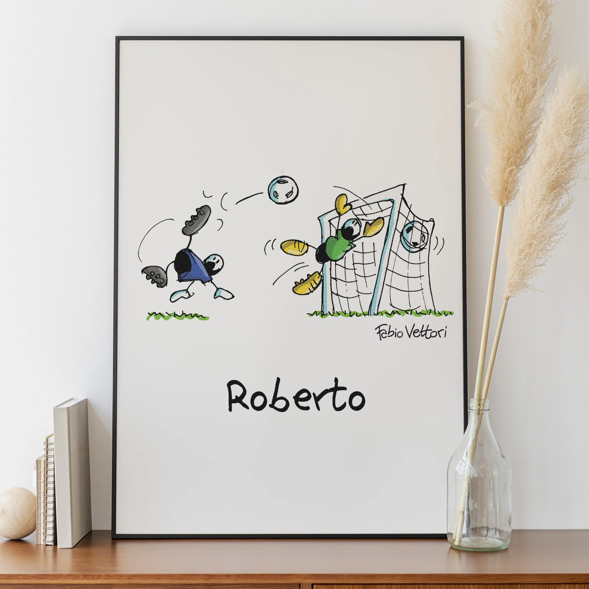 Stampa su poster personalizzata soggetto "Calcio" - immagine 3