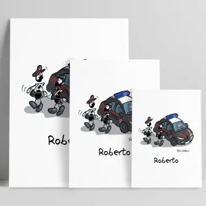 Stampa su poster personalizzata soggetto "Carabineri"