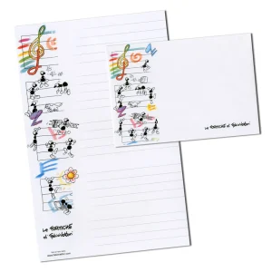 Carta da lettera "Rigo musicale" (FV3503-17)