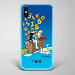 Cover artistica per Smartphone Personalizzata Commercialista (femmina)