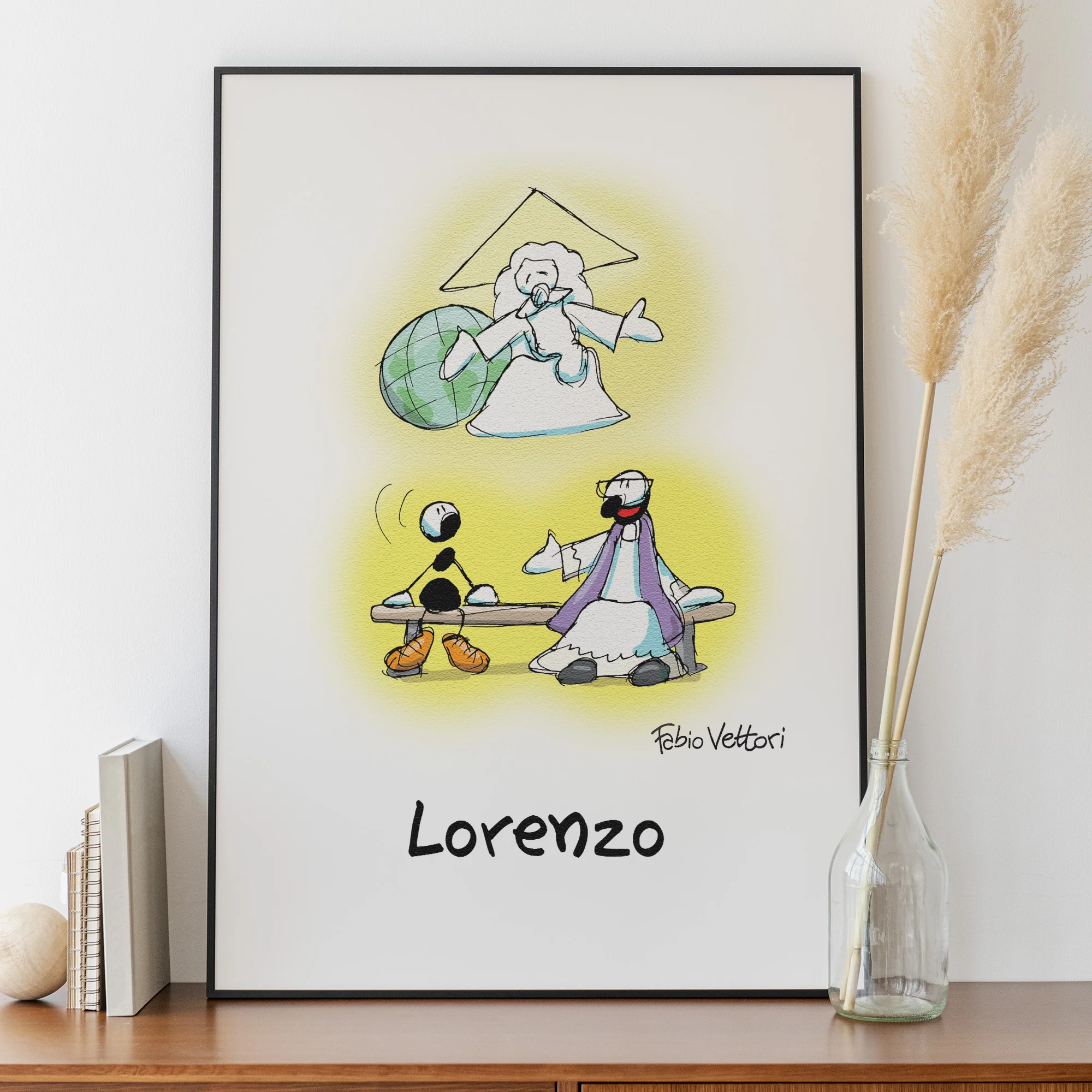 Stampa su poster personalizzata soggetto "Confessione" - immagine 3