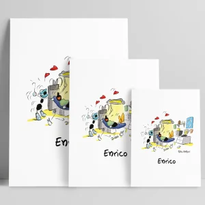 Stampa su poster personalizzata soggetto "Dentista"