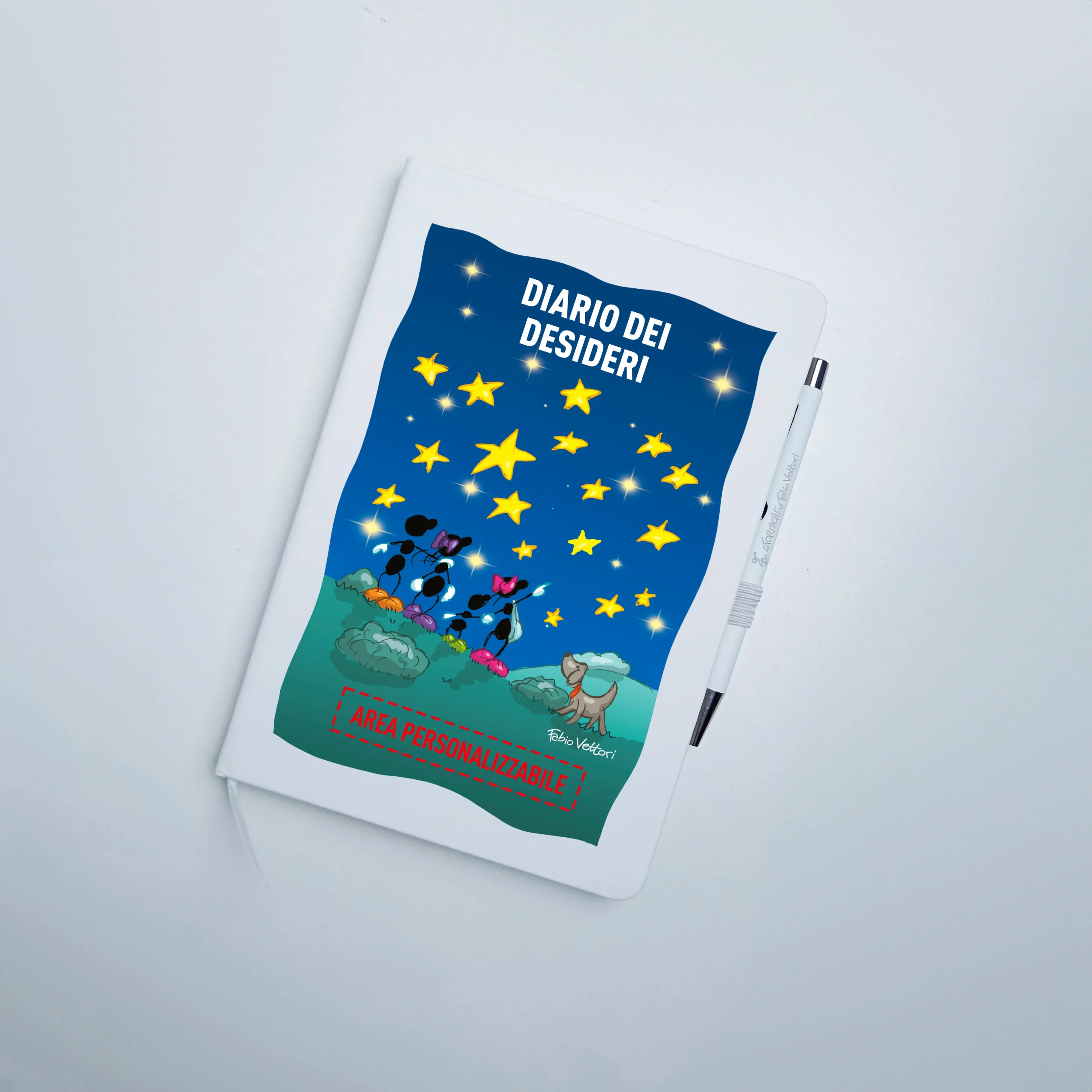 Quaderno A5 Personalizzabile con penna soggetto "Diario dei Desideri" - immagine 7