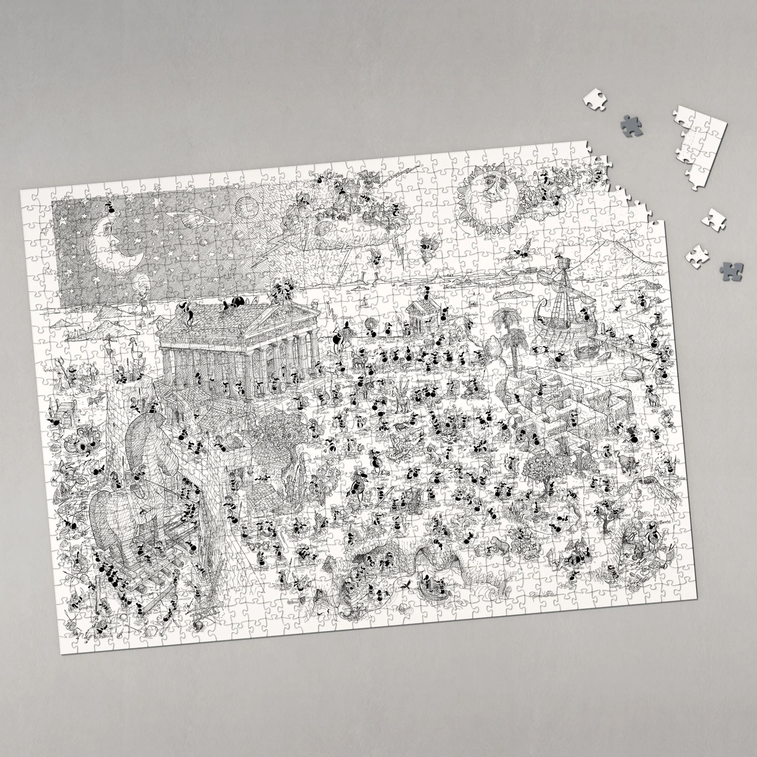 Puzzle "Eroi e miti" 1080 pezzi - immagine 2