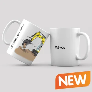 Tazza MUG Personalizzata "Escavatorista"