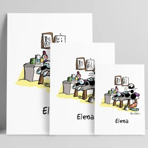 Stampa su poster personalizzata soggetto "Fisioterapista"