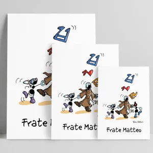 Stampa su poster personalizzata soggetto "Frate"