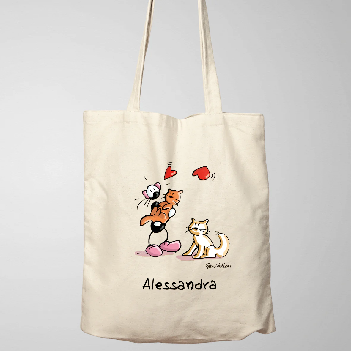 Shopper Personalizzata "Gatti"