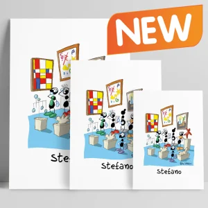 Stampa su poster personalizzata soggetto "Guida museale"