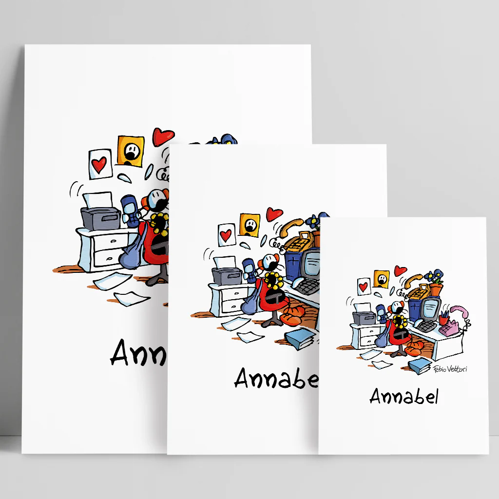 Stampa su poster personalizzata soggetto "Impiegata/o" - immagine 2