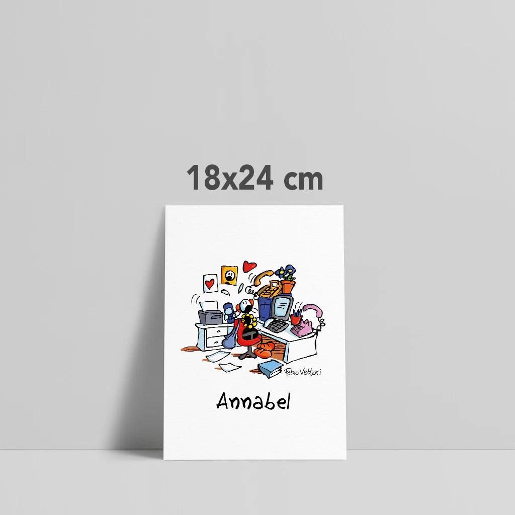 Stampa su poster personalizzata soggetto "Impiegata/o" - immagine 4