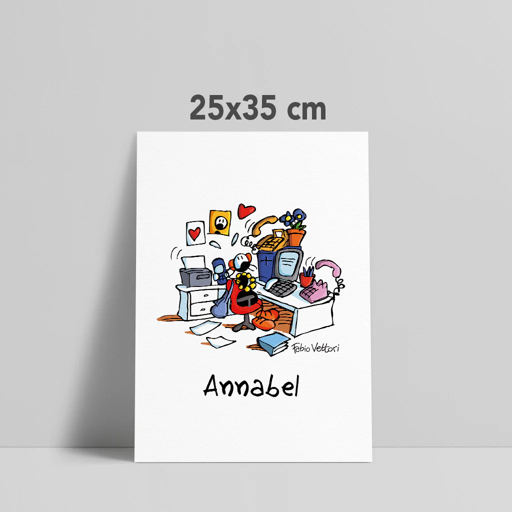 Stampa su poster personalizzata soggetto "Impiegata/o" - immagine 5